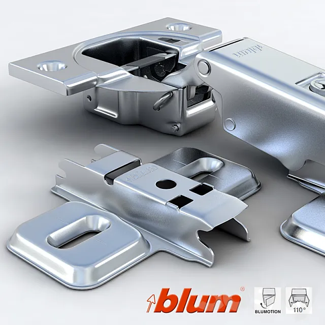 Furniture hinge Blumotion Blum 3D Model