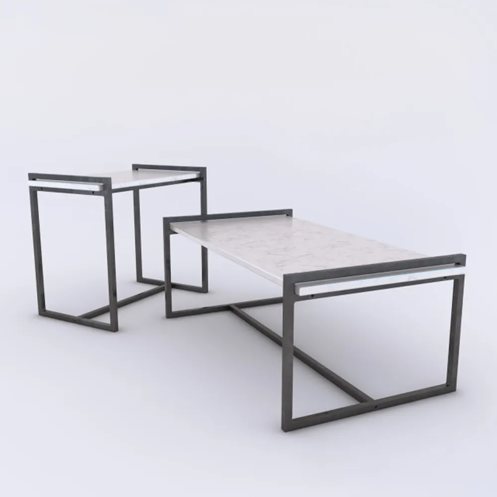 furniture - Hollis Cocktail Table - Arteriors 3D Model