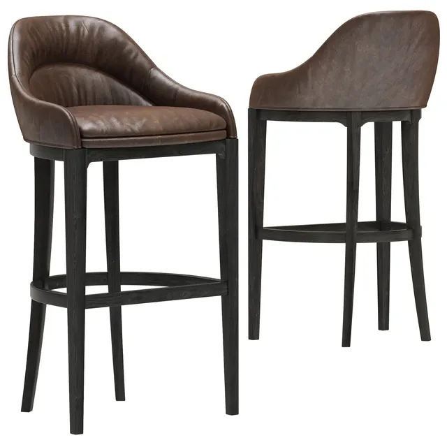 furniture - Home Concept Caza Barstool 3D Model
