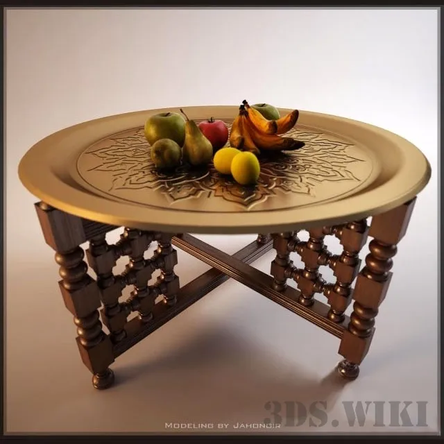 furniture - Hookah table 3D Model