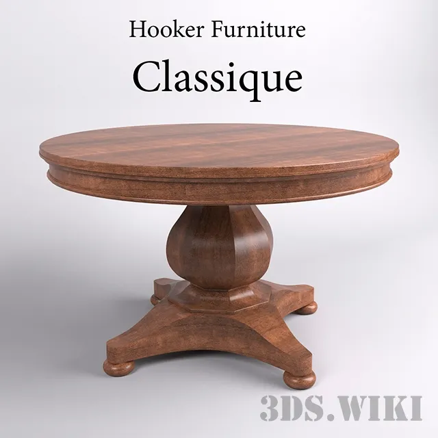 furniture - Hooker Furniture Classique table 3D Model