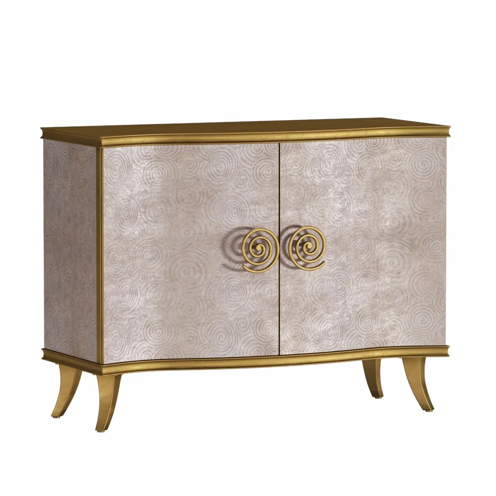 furniture - Hooker Furniture living room Melange Golden Swirl chest 3D Model