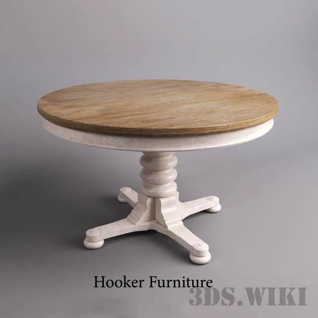 furniture - Hooker Furniture Round Table 3D Model