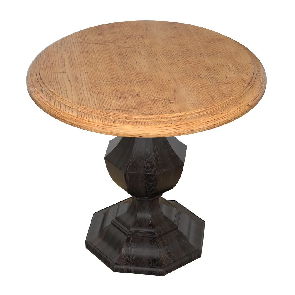 furniture - Hooker Furniture Sanctuary wood round accent table 5402-50001 3D Model