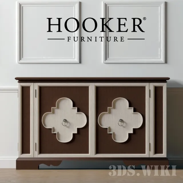 furniture - Hooker Furniture Two Door Console 3D Model