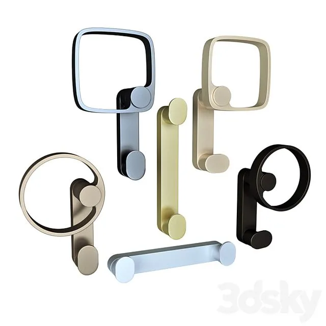FURNITURE HOOKS ROBERTO MARELLA 3D Model