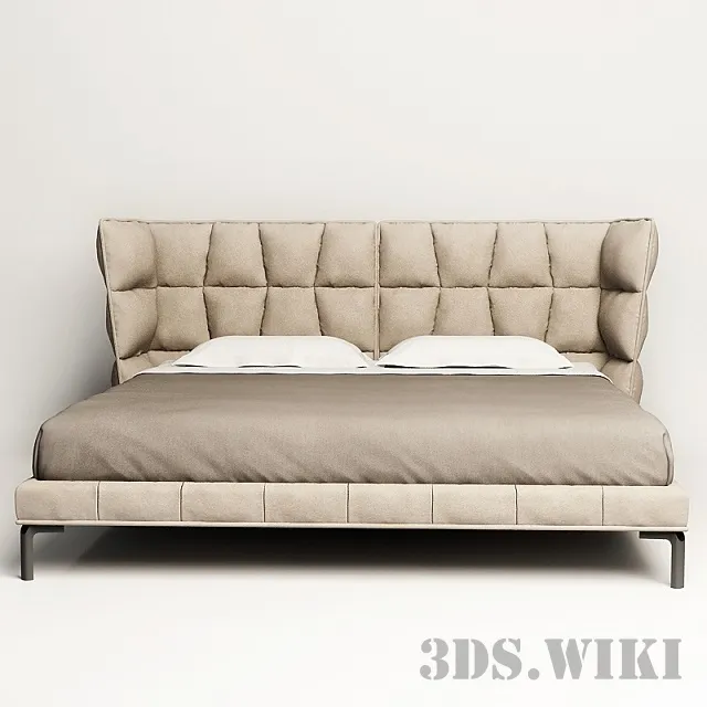 furniture - Husk beds - B&B Italia 3D Model