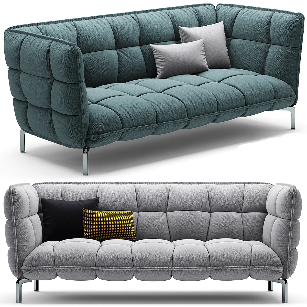 furniture - HUSK sofa B&B Italia 225 3D Model