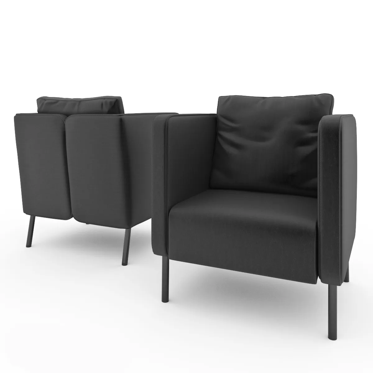 furniture - IKEA armchair 45 3D Model