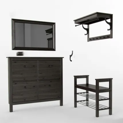 furniture - IKEA HEMNES Hallway 3D Model