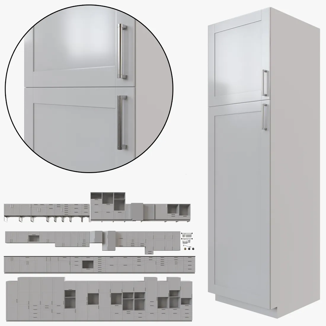 furniture - IKEA Savedal 3D Model