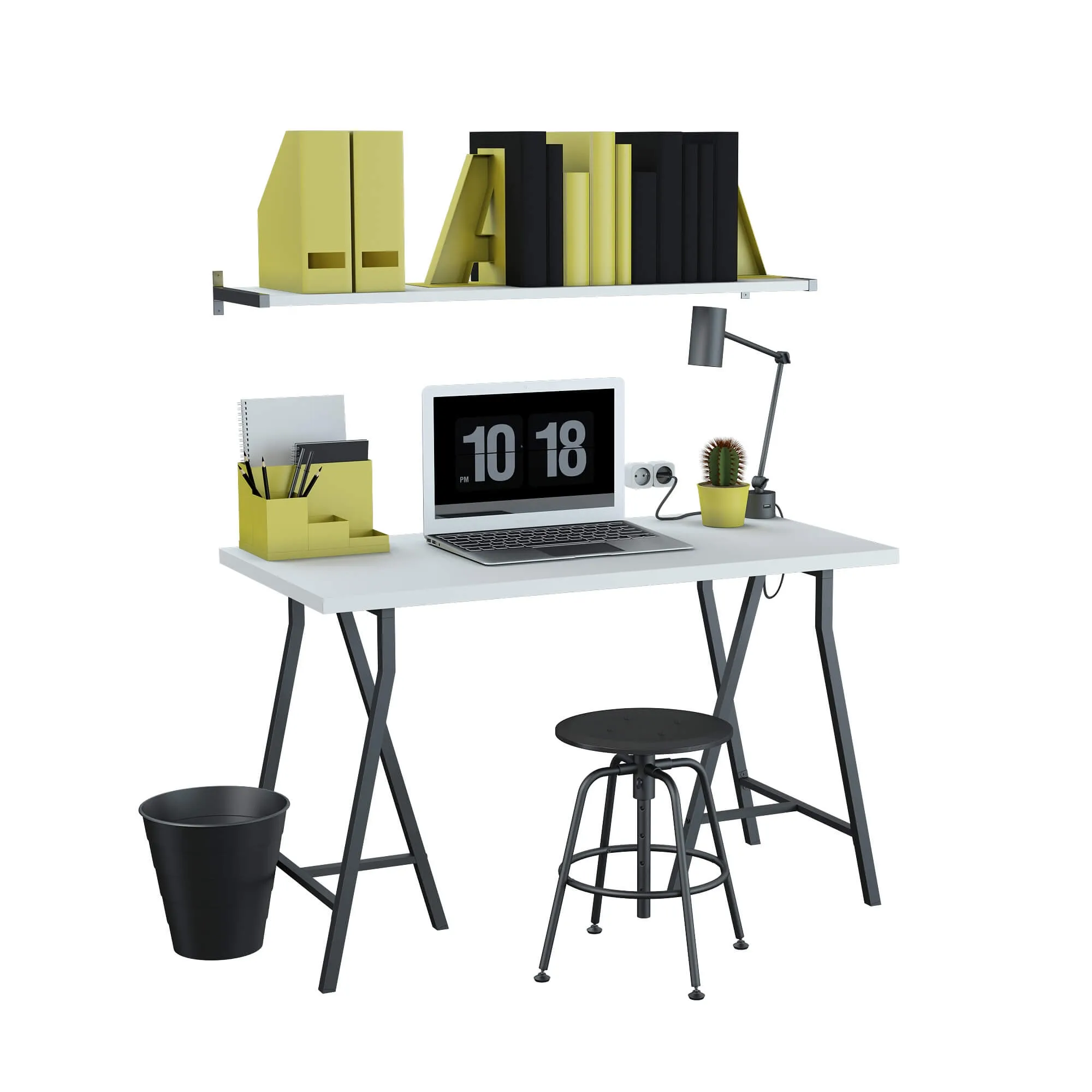 furniture - IKEA set  16 3D Model