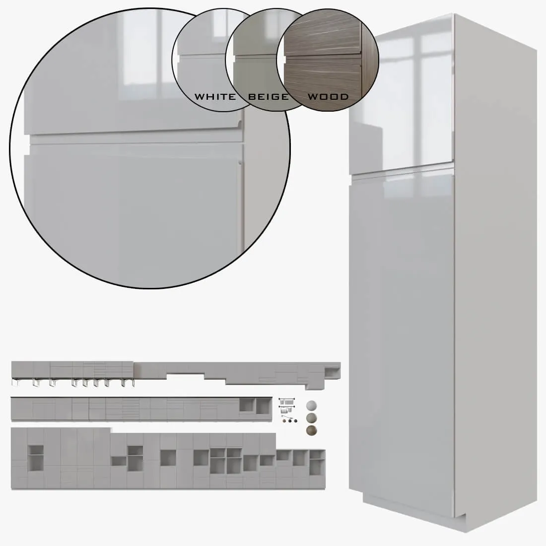 furniture - IKEA VOXTORP 008 3D Model