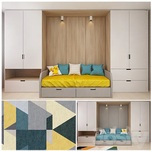 Furniture in the nursery 3DModel