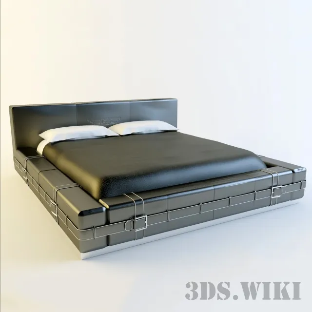 furniture - Ipe Cavalli Coupe bed 3D Model