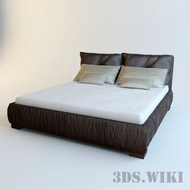 furniture - IPE CAVALLI Saint Moritz bed 3D Model