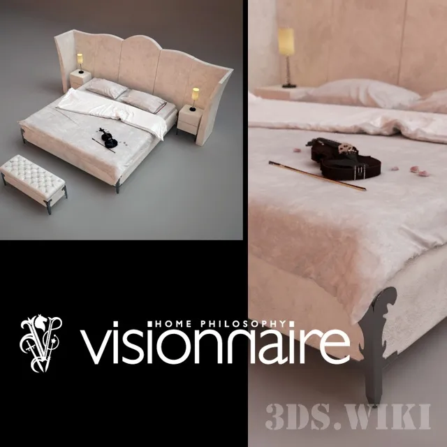 furniture - IPE Cavalli (Visionnaire) beds 3D Model