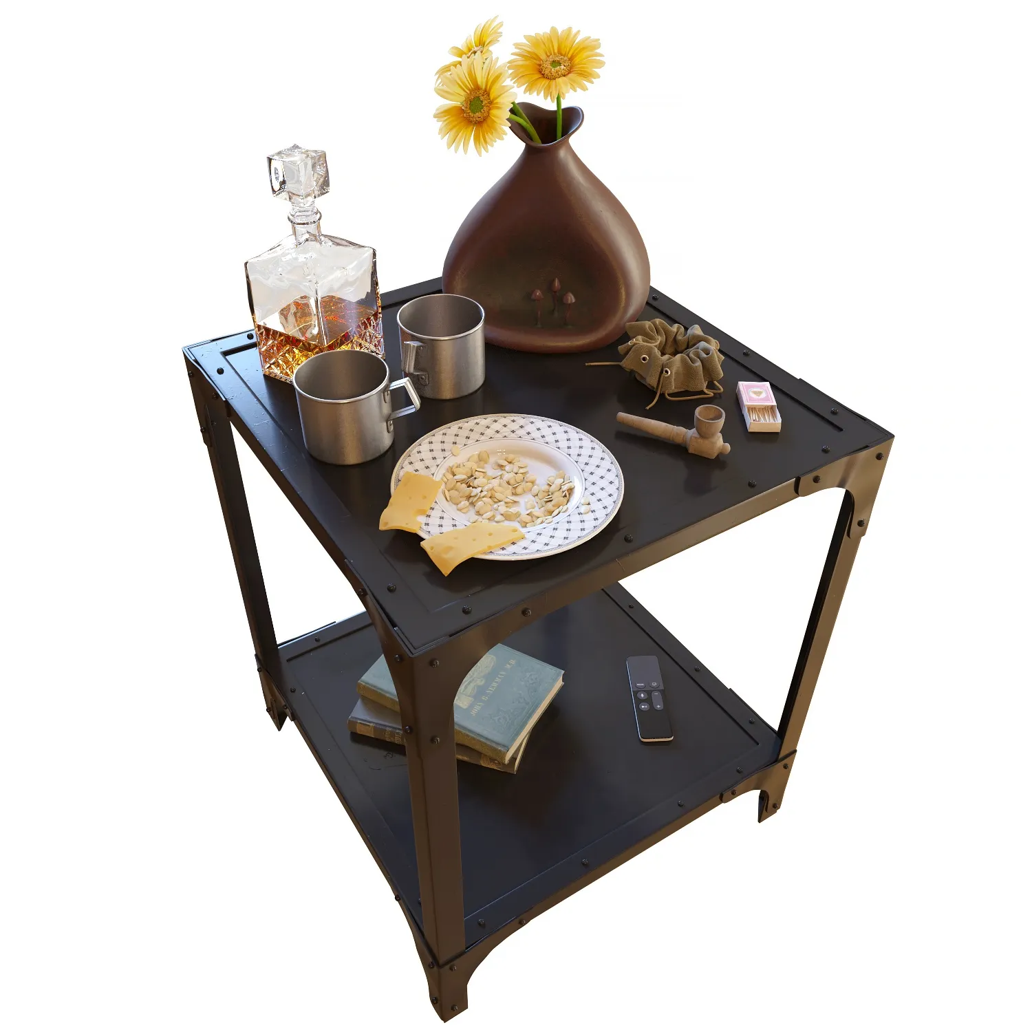 furniture - Iron table Mahan 8 3D Model