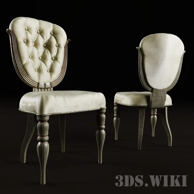 furniture - Italian chair 240 PGIR Meroni 3D Model