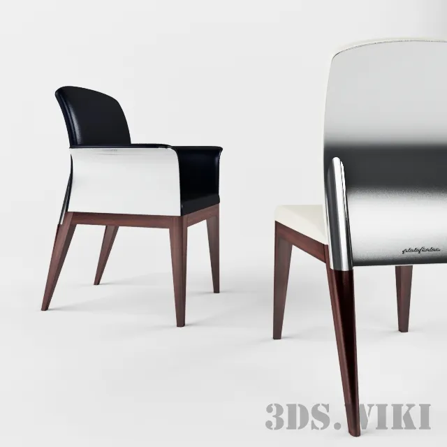 furniture - Italian chairs Reflex Angelo 3D Model