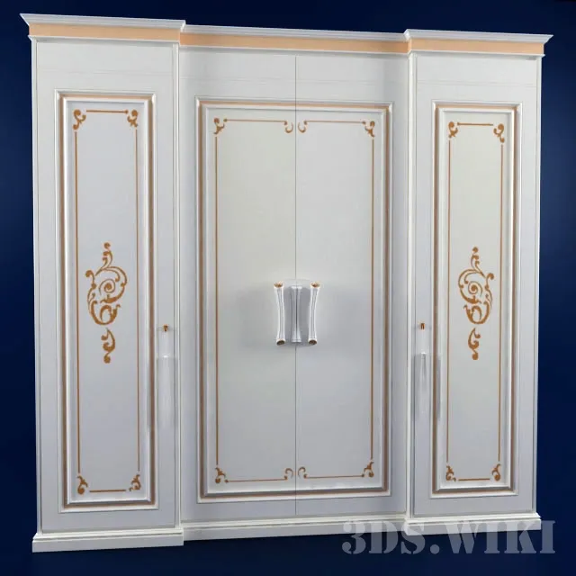 furniture - Italian wardrobe Lanpas (Tivoli) 3D Model