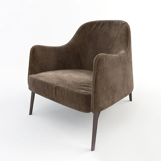 furniture - Jackie bergere armchair 3D Model