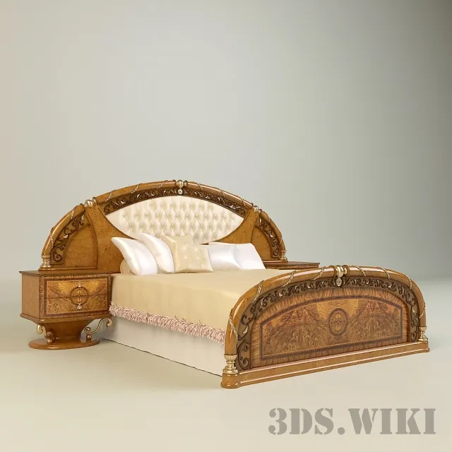 furniture - Jasmine Valderamobili bed 3D Model