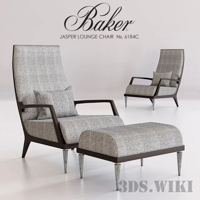 furniture - JASPER LOUNGE CHAIR 3D Model