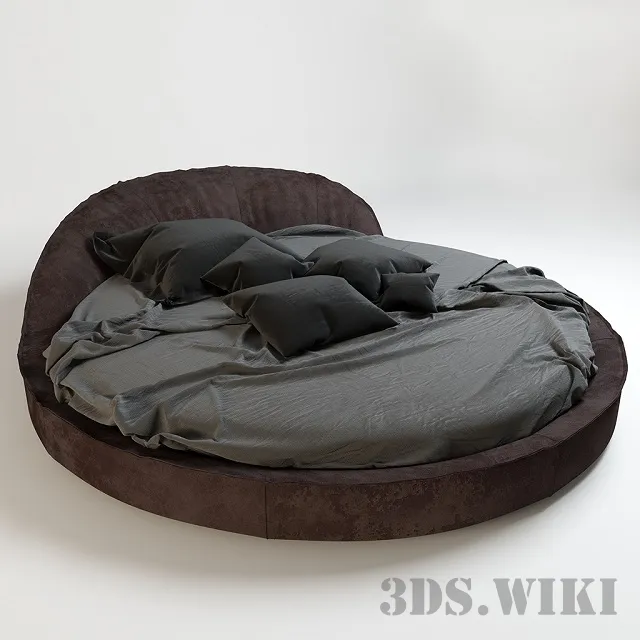 furniture - Jazz bed by Gamma International 3D Model