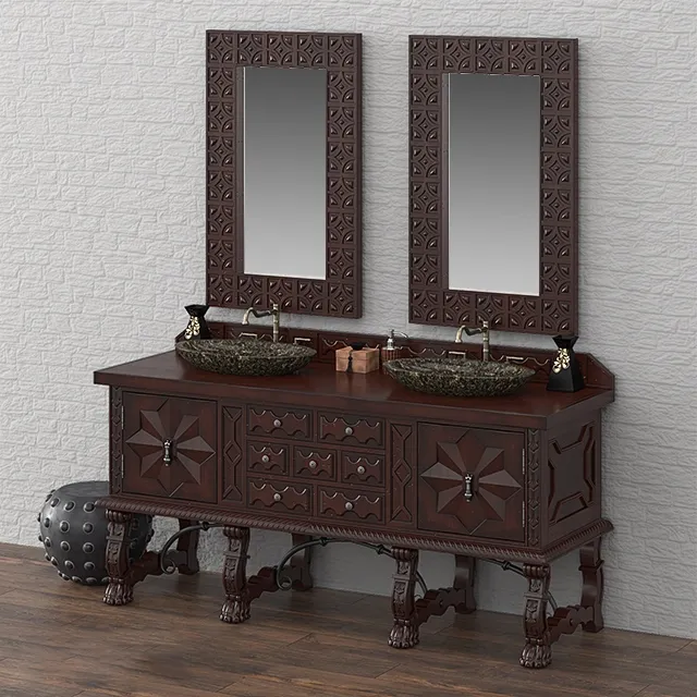 furniture - JMF Balmoral chest of drawer 3D Model