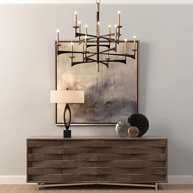 furniture - John Richard decorative set 1 3D Model