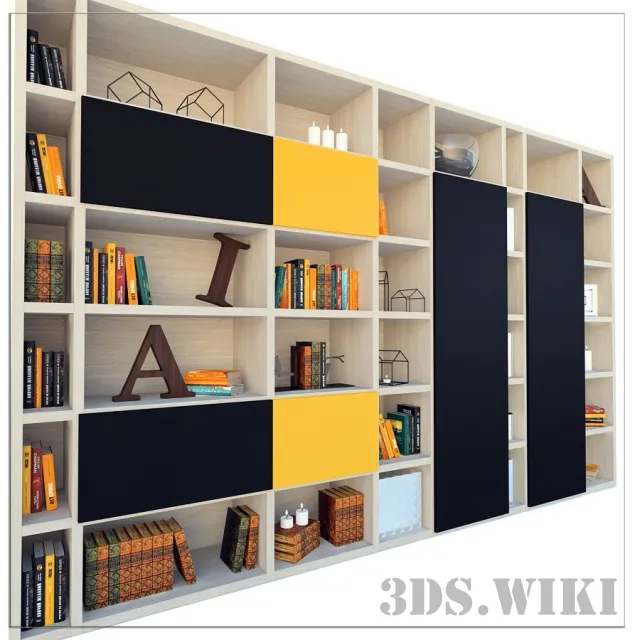 furniture - Joko large cabinet showcase 3D Model