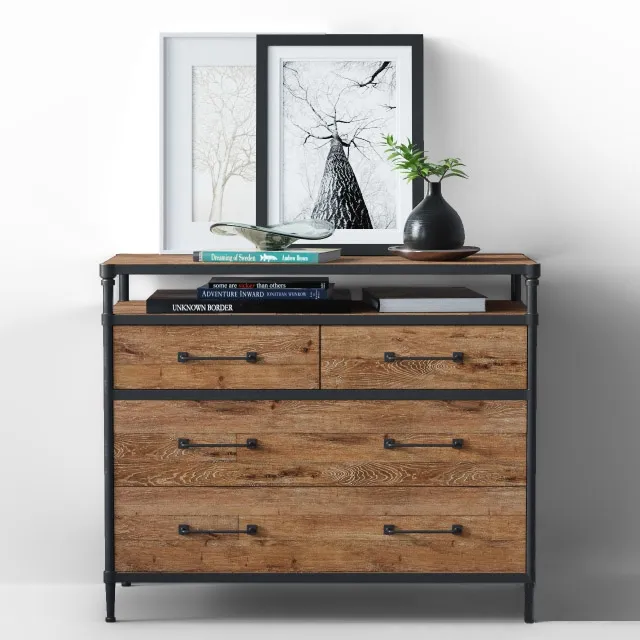 furniture - Juno chest of drawers made of wood 3D Model