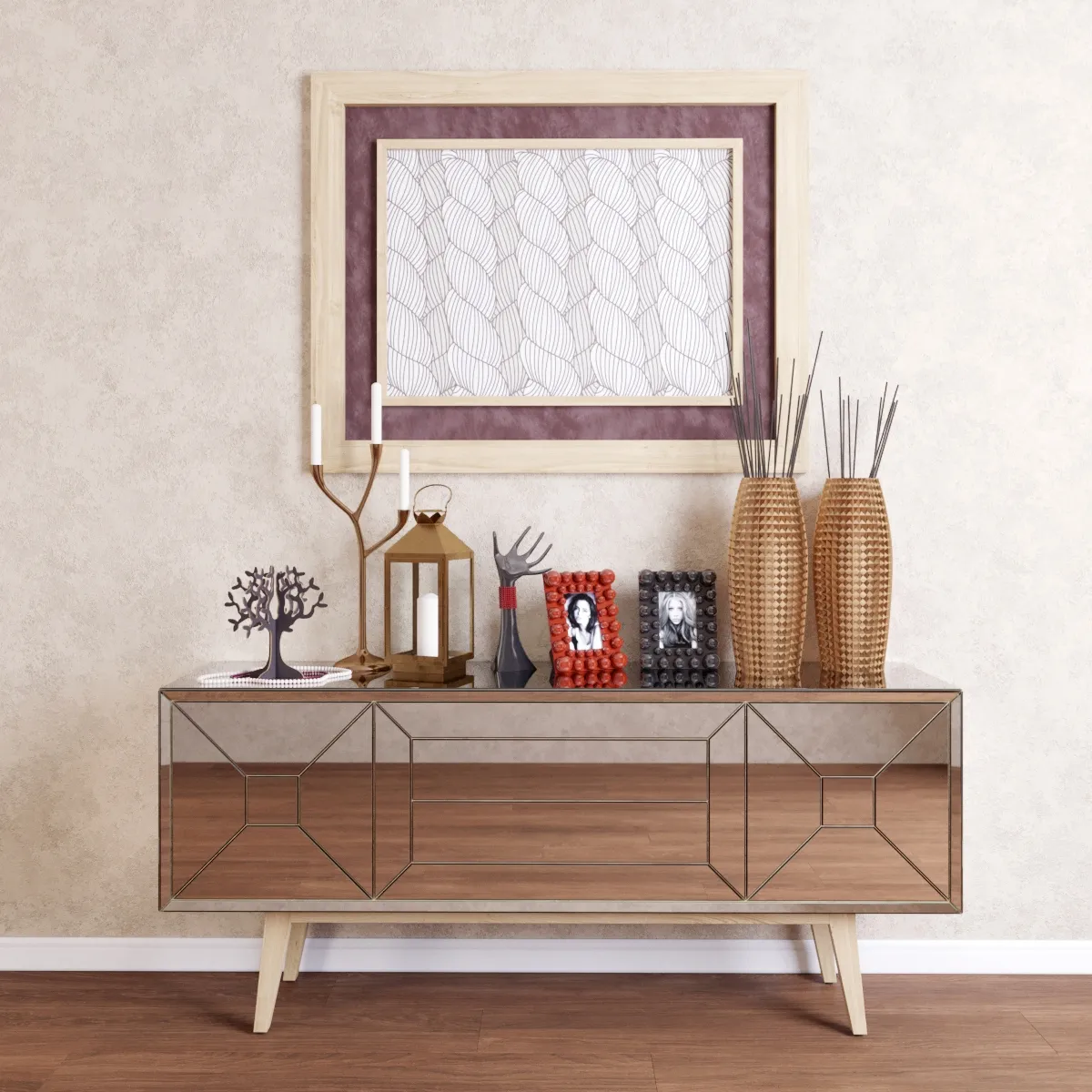 furniture - Kare sideboard 96 3D Model