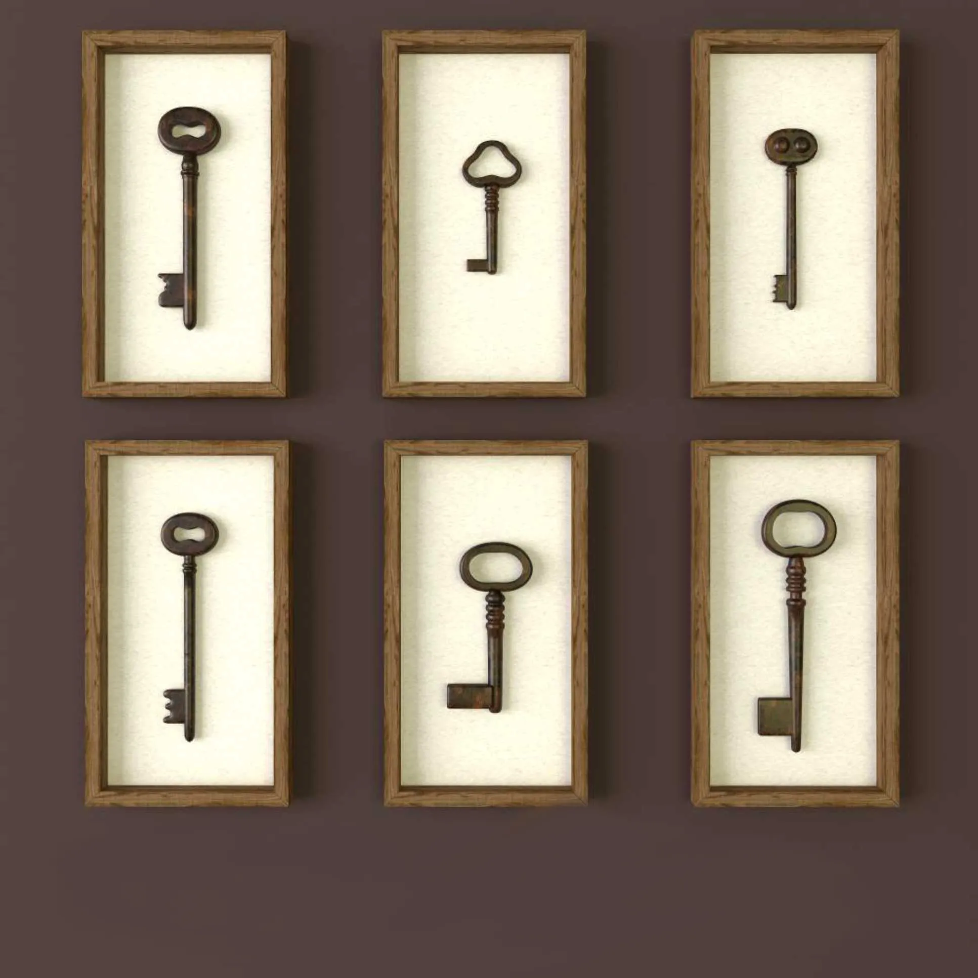 furniture - Keys collection 01 3D Model