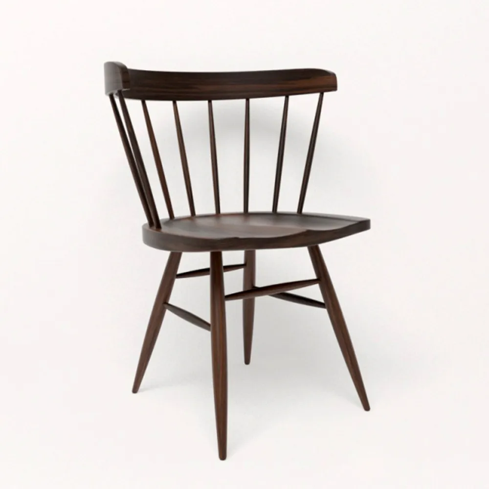 furniture - Knoll Wooden Chair 3D Model