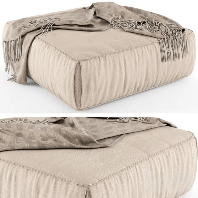 furniture - Koo International soft pouf 3D Model