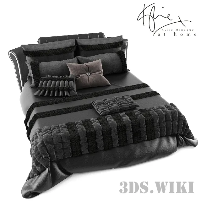 furniture - Kylie Minogue At Home Bed 3D Model