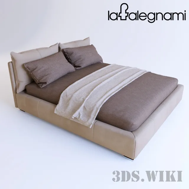 furniture - La Falegnami bed 3D Model