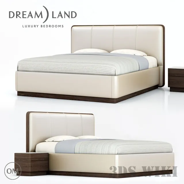 furniture - Lakona bed - Dream Land 3D Model