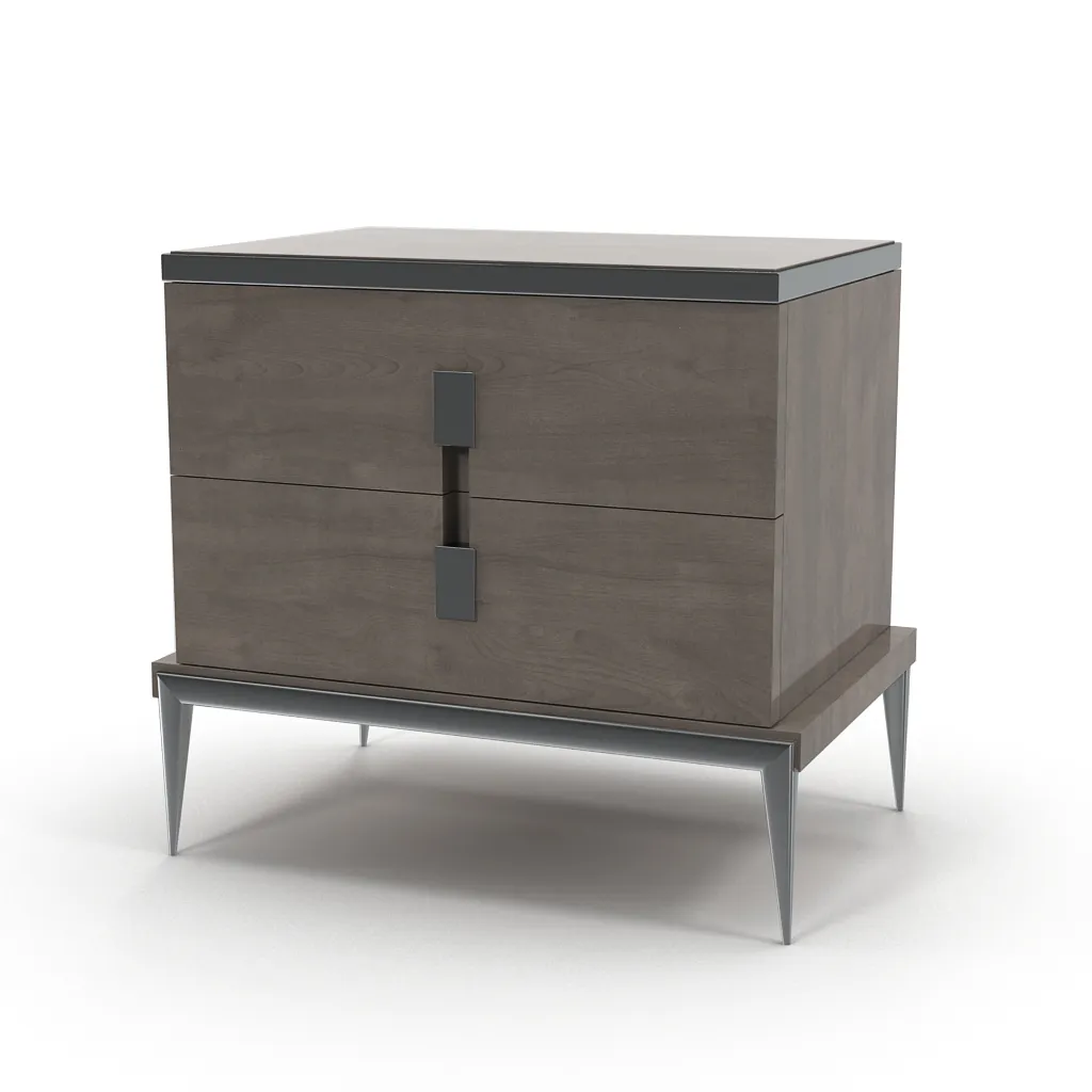 furniture - Langham bedside cabinet 03 3D Model