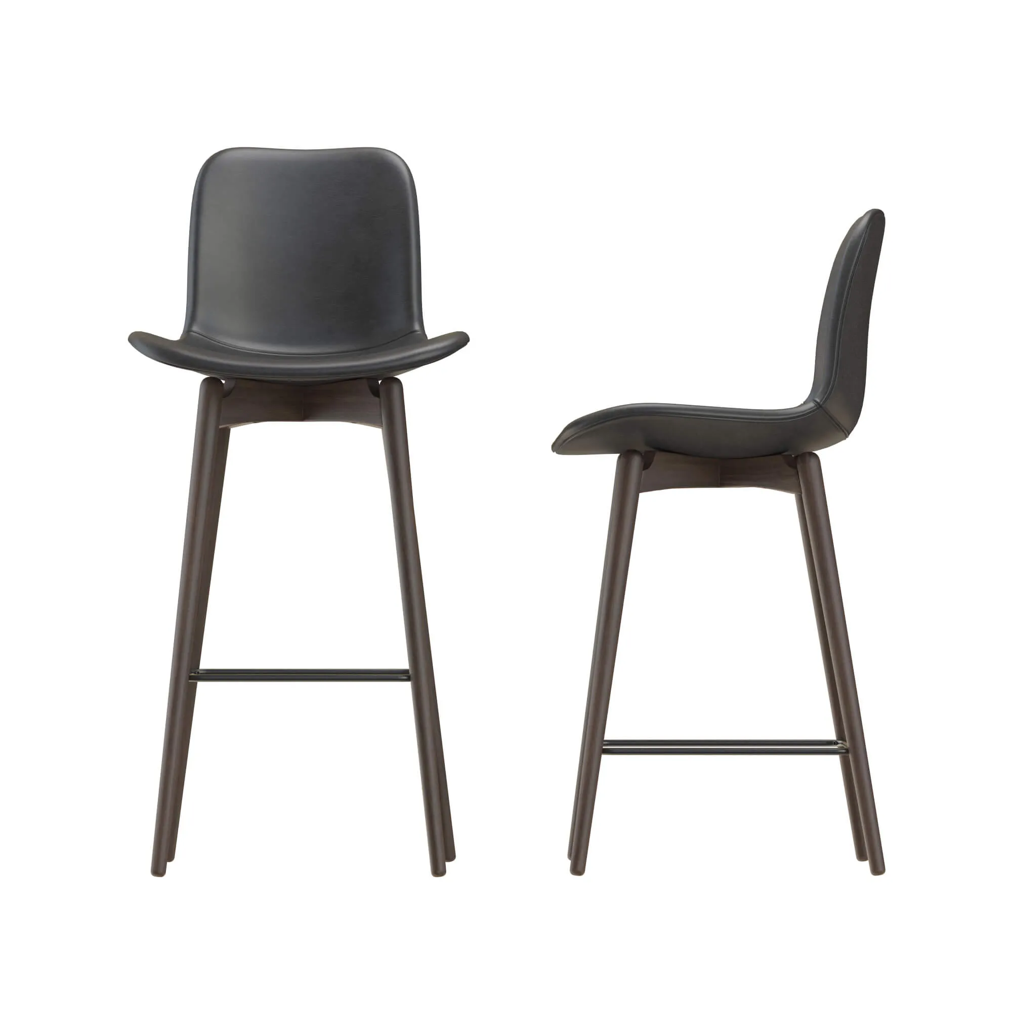 furniture - Langue leather bar chair 07 3D Model