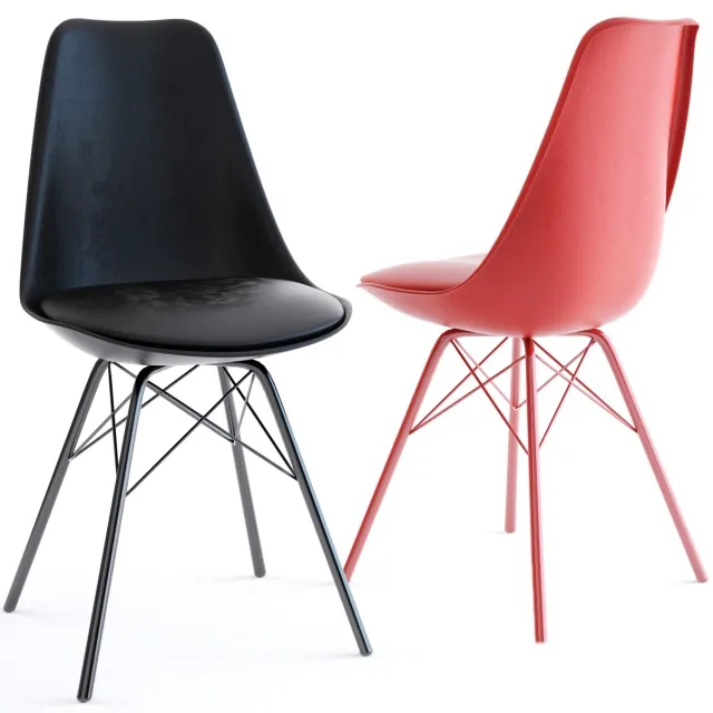 furniture - Lars stoel metal - La Forma 3D Model