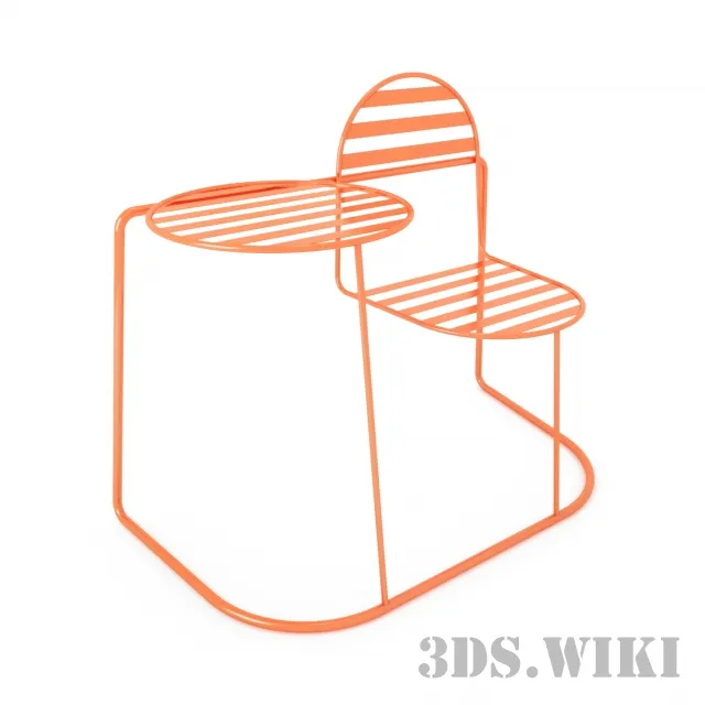 furniture - Lavka + 3D Model