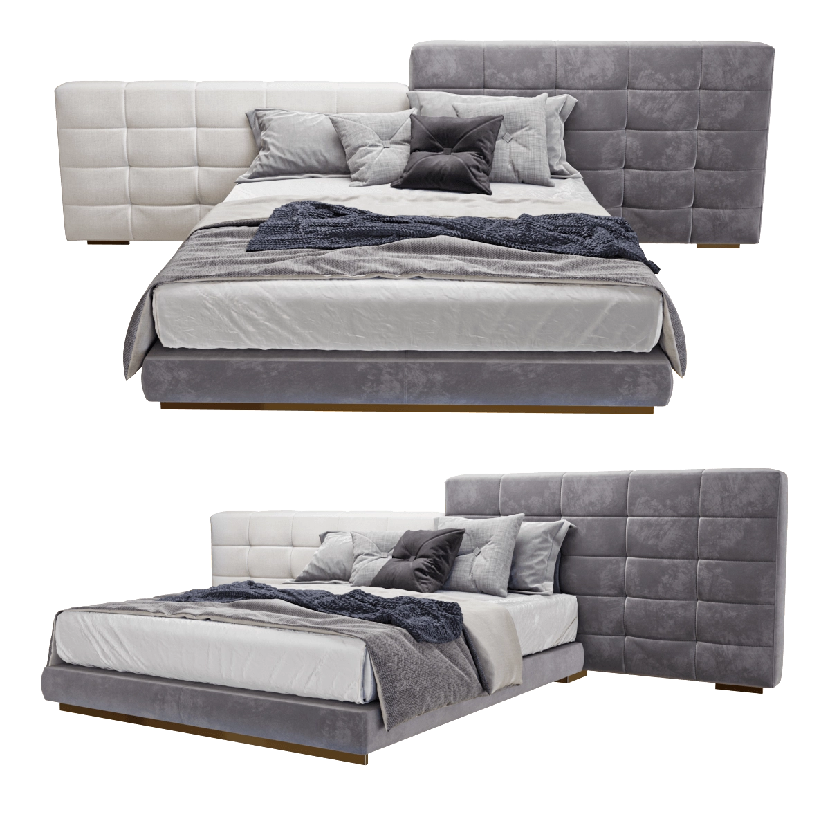 furniture - Lawrence bed 3 3D Model