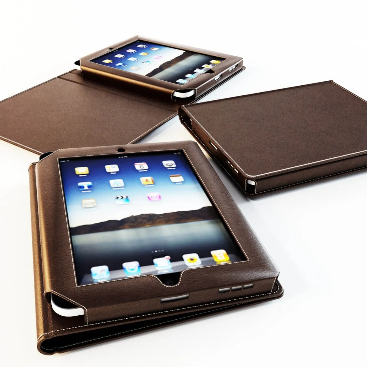 furniture - Leather cover for iPad 3D Model