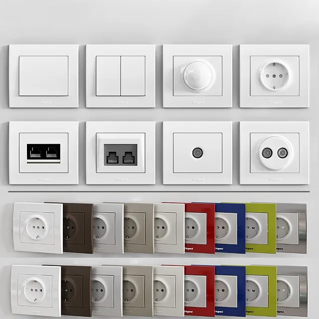 furniture - LEGRAND Galea Life (1) 3D Model