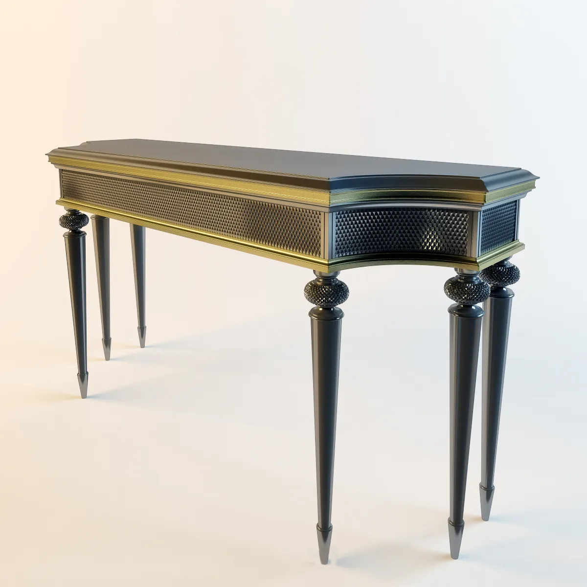 furniture - Lexington Banyon table 07 3D Model