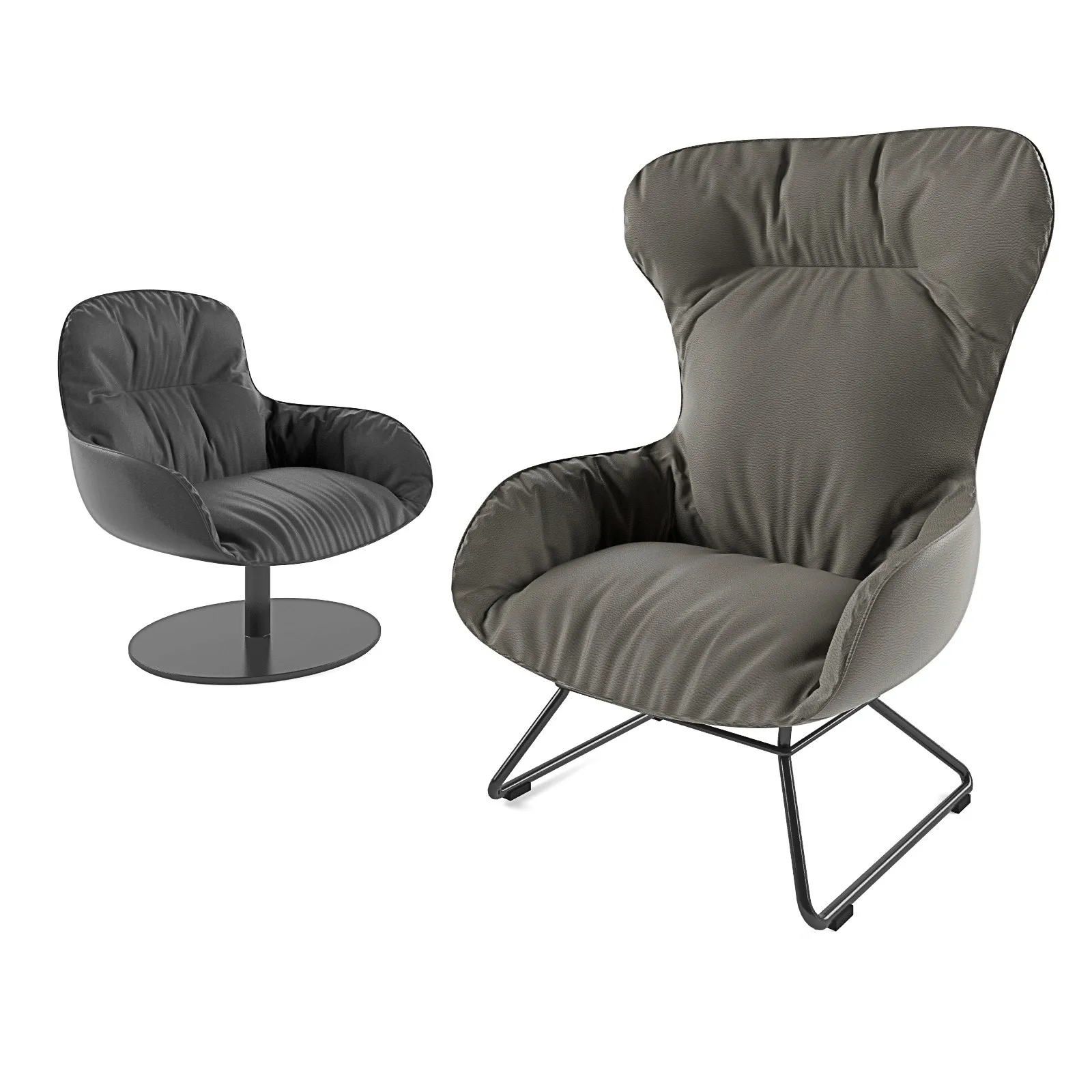 furniture - Leya lounge armchair 004 3D Model