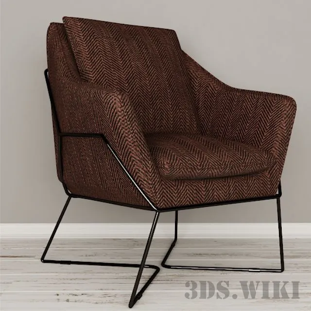 furniture - Lincoln lounge chair 3D Model